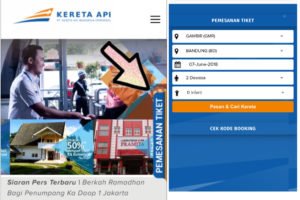 Cara pesan online tiket kereta api